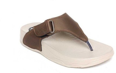 FLOATY Women Flip Flops(Brown , 8)