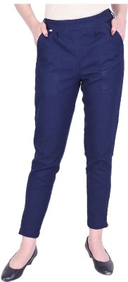 IRK Fashion Slim Fit Women Blue Trousers