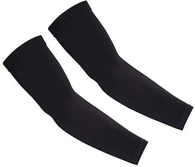 Just Rider Cotton Arm Sleeve For Men & Women(M, Black)