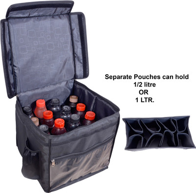 Ultrafine 16 bottles Most Popular New Launch Black Premium Size Bike pickup Single Compartment Milk/Wine/Soft Drinks/All kinds of Drinks Comfortable Carriage Delivery Backpack Bag 68 L Backpack(Black) Ultrafine 16 bottles Most Popular New Launch Black Premium Size Bike pickup Single Compartment Milk/Wine/Soft Drinks/All kinds of Drinks Comfortable Carriage Delivery Backpack Bag 68 L Backpack(Black)