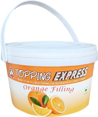 Ornima Topping Express Cold Glaze (Orange) - 2.5KG Topping(2.5 kg, Orange)