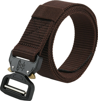 Kastner Men Formal Brown Canvas Belt