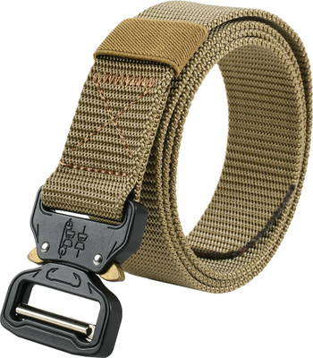Kastner Men Formal Tan Canvas Belt