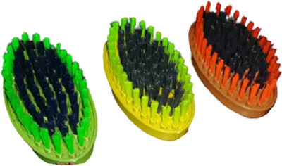 SBTs Nylon Wet and Dry Brush(Multicolor, 3 Units)