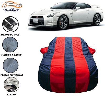 MoTRoX Car Cover For Nissan GT-R (With Mirror Pockets)(Red, Blue)