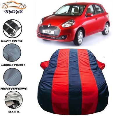 MoTRoX Car Cover For Renault Pulsar (With Mirror Pockets)(Red, Blue)