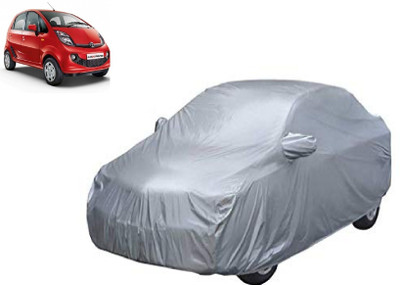 UNIFIED S SERVICES Car Cover For Tata Nano (With Mirror Pockets)(Silver)