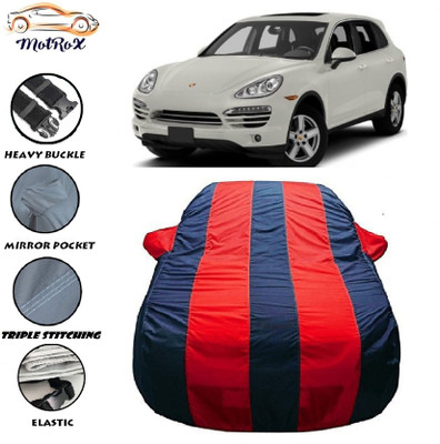 MoTRoX Car Cover For Porsche Cayenne (With Mirror Pockets)(Red, Blue)