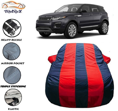 MoTRoX Car Cover For Land Rover Evoque (With Mirror Pockets)(Red, Blue)