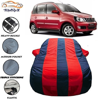 MoTRoX Car Cover For Mahindra Quanto (With Mirror Pockets)(Red, Blue)