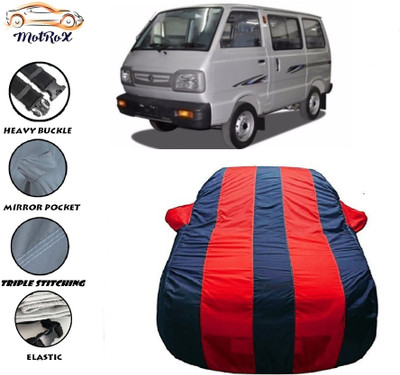 MoTRoX Car Cover For Maruti Suzuki Omni (With Mirror Pockets)(Red, Blue)