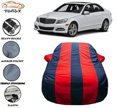 MoTRoX Car Cover For Mercedes Benz C220 (With Mirror Pockets)(Red, Blue)