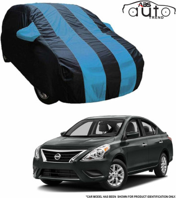 ABS AUTO TREND Car Cover For Nissan Sunny (With Mirror Pockets)(Blue)