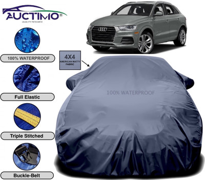 AUCTIMO Car Cover For Audi Q3 (With Mirror Pockets)(Grey)