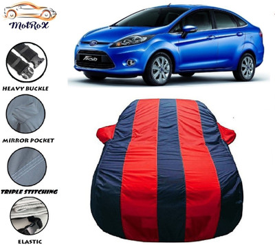 MoTRoX Car Cover For Ford Fiesta Classic (With Mirror Pockets)(Red, Blue)