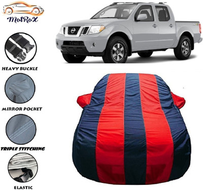 MoTRoX Car Cover For Nissan Frontier (With Mirror Pockets)(Red, Blue)
