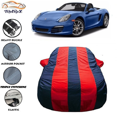 MoTRoX Car Cover For Porsche Boxster (With Mirror Pockets)(Red, Blue)