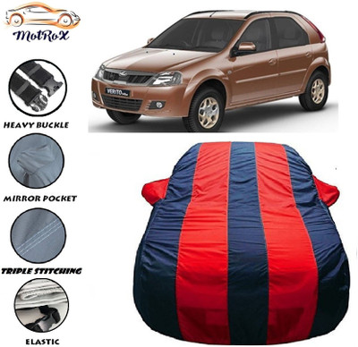 MoTRoX Car Cover For Mahindra Verito Vibe (With Mirror Pockets)(Red, Blue)