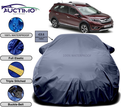 AUCTIMO Car Cover For Honda BR-V (With Mirror Pockets)(Grey)
