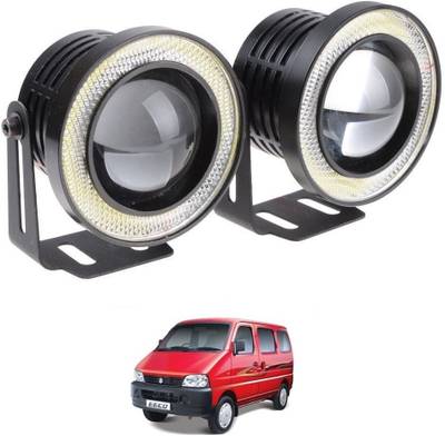 Auto Smart Look ASL2861 Car Fog LED Super Lamp 3.5 Inch with Angel Eye DRL Led Light for Maruti Eeco Car Fancy Lights  (White)