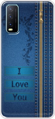 Cooltrend Back Cover for Vivo Y12s, Vivo Y20G, Vivo Y20, Vivo Y20I, Vivo Y20A(Blue, Grip Case, Silicon, Pack of: 1)