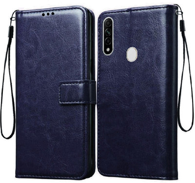 Casotec Flip Cover for Oppo A31(Blue, Pack of: 1)