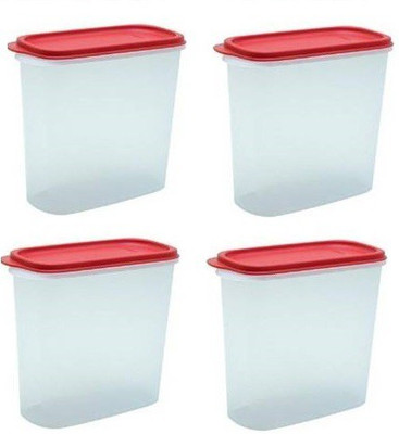 TUPPERWARE Plastic Utility Container  - 2300 ml(Pack of 4, Red)