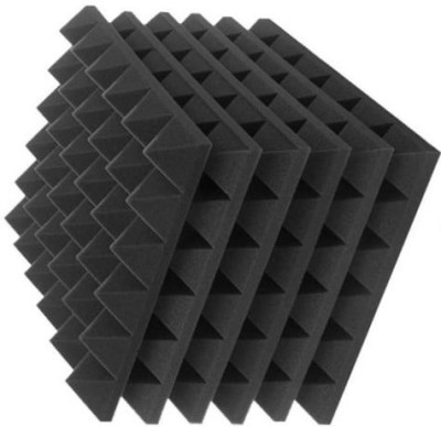 SaifeeSons Foam Pyramid Wall(6 Panels Grey)