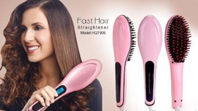 PreciousPearl PPHTSS12 Hair Straightener Brush(Pink)