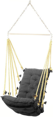 Smart Beans Designer Black Without Accessories Cotton Hammock(Grey)
