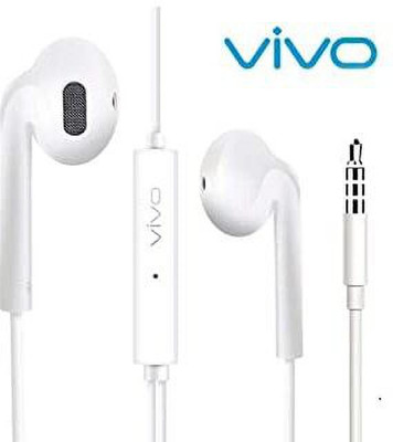 VIVO VOLDWH3312 Wired Headset(White, In the Ear)