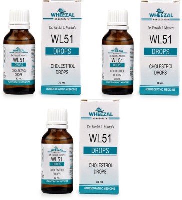 WHEEZAL WL-51 Cholestrol Drops(3 x 30)