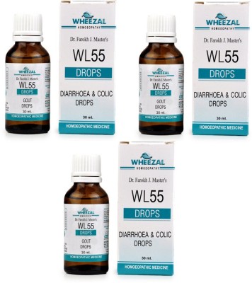 WHEEZAL WL-55 Diarrhoea & Colic Drops(3 x 30)