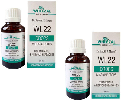 WHEEZAL WL-22 Migraine Drops(2 x 30)