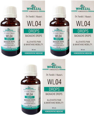 WHEEZAL WL-4 Backache Drops(3 x 30)