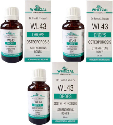 WHEEZAL WL-43 Osteoporosis Drops(3 x 30)