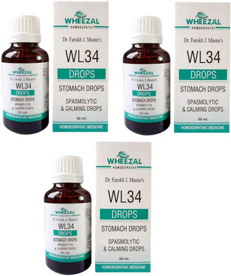 WHEEZAL WL-34 Stomach Drops(3 x 30)