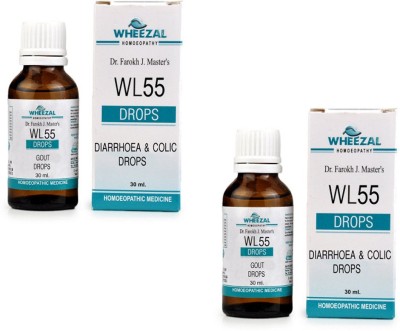 WHEEZAL WL-55 Diarrhoea & Colic Drops(2 x 30)