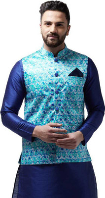 B BEN Sleeveless Self Design Men Jacket