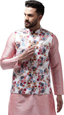 B BEN Sleeveless Self Design Men Jacket