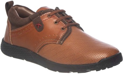 Khadim's Boys Lace Casual Boots(Brown, 16 Years and Above)