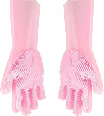 rutu enterprise Pink Silicon Kitchen Linen Set