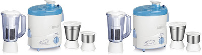 PHILIPS HL1632 PACK OF 2 500 Juicer Mixer Grinder (3 Jars, Blue)