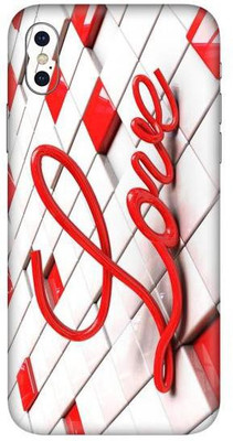 INSTYLER Apple iPhone XS Max Mobile Skin(Red)