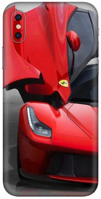INSTYLER Apple iPhone XS Max Mobile Skin(Red)
