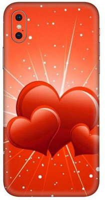 INSTYLER Apple iPhone XS Max Mobile Skin(Red)