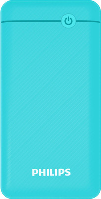 PHILIPS 20000 MAh Power Bank (18 W, Fast Charging) (Blue, Lithium Polymer) For Rs. 1599 @ 64% off