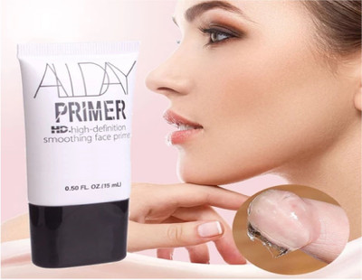THTC Best Long Lasting & Smudge Proof Professional Makeup All Day  Primer  - 15 ml(TRANSPARENT)