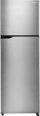 Panasonic 307 L Frost Free Double Door 3 Star (2020) Refrigerator(Silver, NR-MBG31VSS3)
