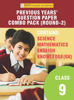English, Maths IMO, Science, GK Previous Year Question Paper Set Class 9 - Round 2(Paperback, Indian Talent Olympiad)
